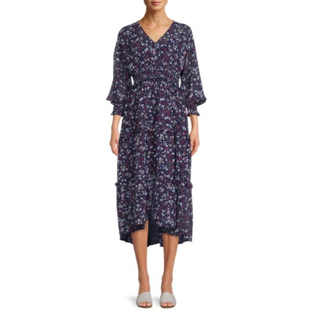 Time and Tru Women's Printed Dress